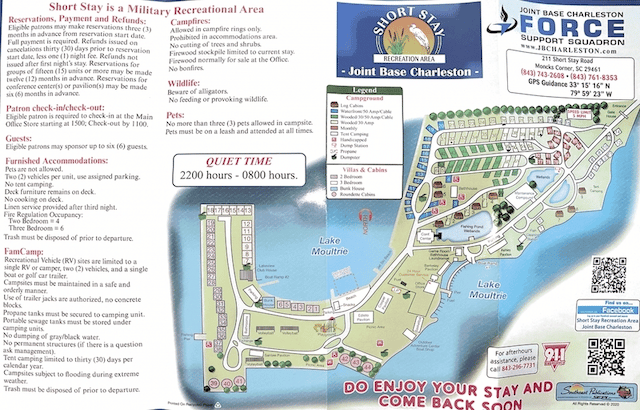 Short Stay Navy Outdoor Recreation Area Map