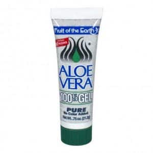 Fruit of the Earth Aloe Vera Gel Tube 0.75 Oz Travel Size