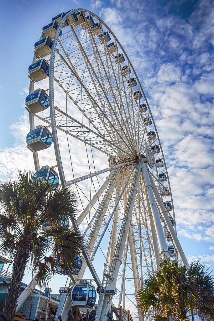 ferris wheel, ferris, wheel, sky wheel, myrtle beach, entertainment, fun, attraction, exciting, high, blue fun, myrtle beach, myrtle beach, myrtle beach, myrtle beach, myrtle beach