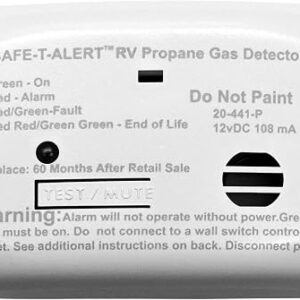 Safe-T-Alert RV Propane Leak Detector 12V black