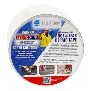 EternaBond RV Roof Repair Tape RoofSeal white 4 inch x 25 foot