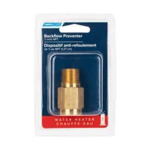 Camco RV Fresh Water Backflow Preventer 1/2 inch brass