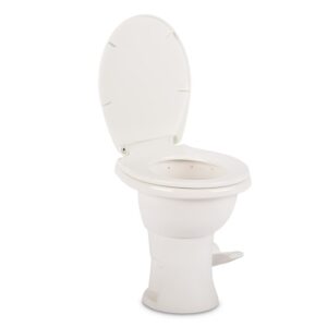 Dometic 410 RV Toilet white porcelain 18 inch seat height