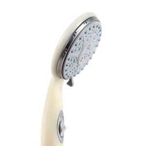 Camco Handheld RV Shower Head with 4 spray settings and on off valve