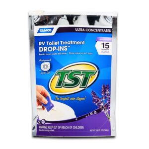 TST MAX RV Toilet Treatment Lavender Drop-Ins 15 Count